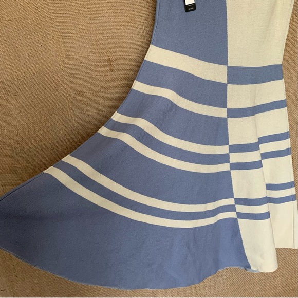 NIC+ZOE Daydreamer Fit & Flare Dress Colorblock Contrast Stripes Sleeveless S - Picture 5 of 7